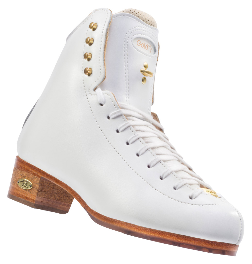 1375 Gold Star White Boot